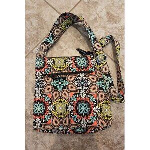 Vera Bradley Sierra Petite Crossbody Bag Adjustable Strap & Zippered Pockets